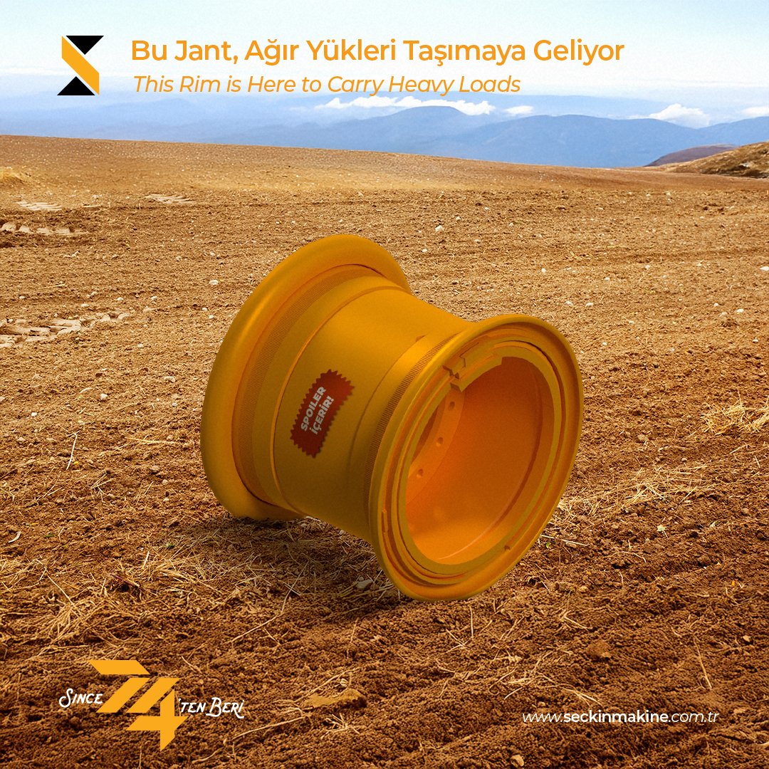 Yüksek yük kapasitesi, darbe dayanımı ve uzun ömür… Spoiler verdik, ama dayanamadık. Çünkü Seçkin kalitesiyle bu jant fazla sağlam.

High load capacity, impact resistance, and long life... We gave you a spoiler, but we couldn't resist. Because with its Seçkin quality, this wheel is exceptionally sturdy.

#seçkinmakine #tecrübe #jant #şaft #silindir #işmakineleri #güç #kalite