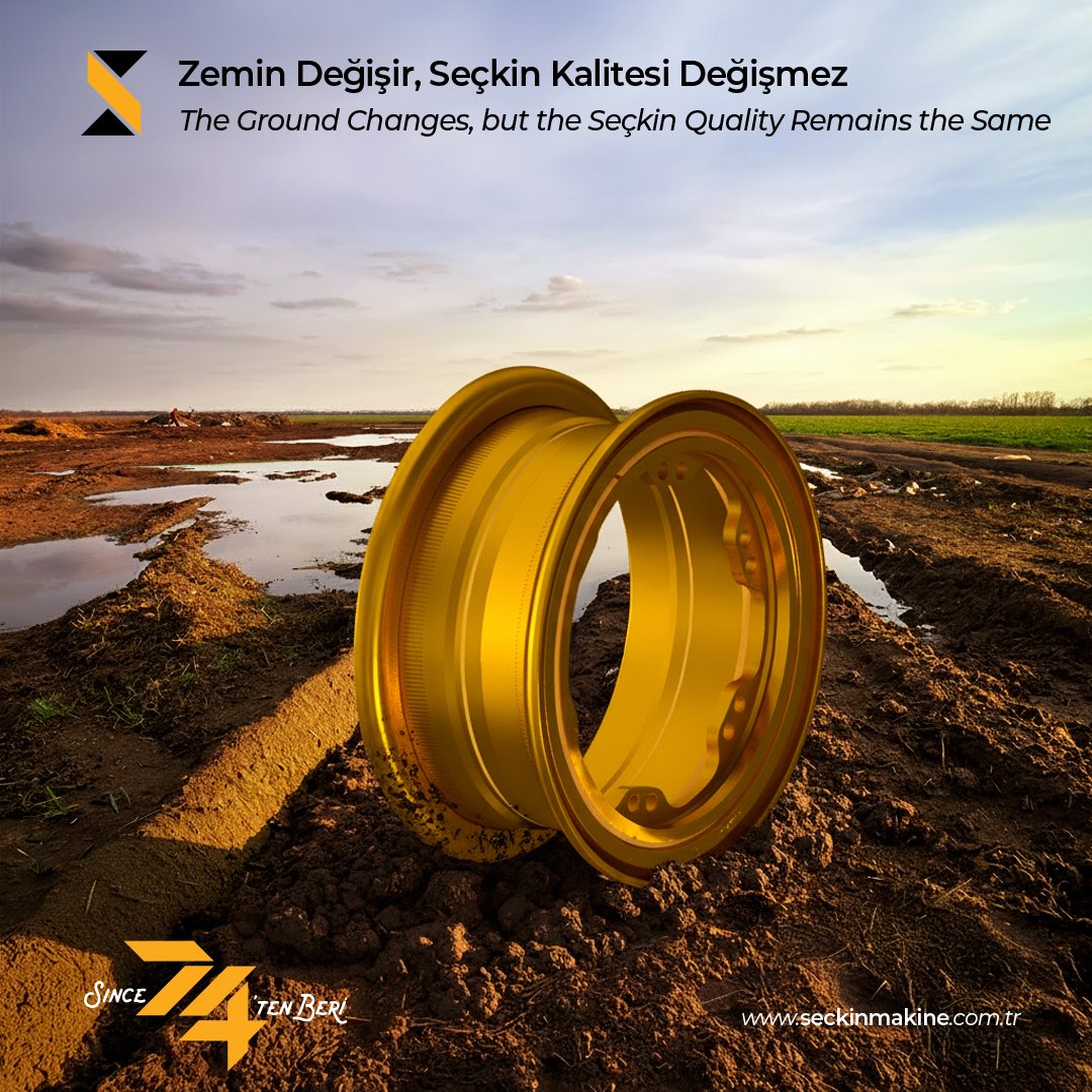 Zemin bazen yumuşak, bazen zorlu olur. Ama Seçkin jantları için her zemin sadece bir çalışma alanıdır.

The ground can be soft or tough. But for Seçkin rims, every surface is just a workspace.

#seçkinmakine #tecrübe #jant #şaft #silindir #işmakineleri #güç #kalite