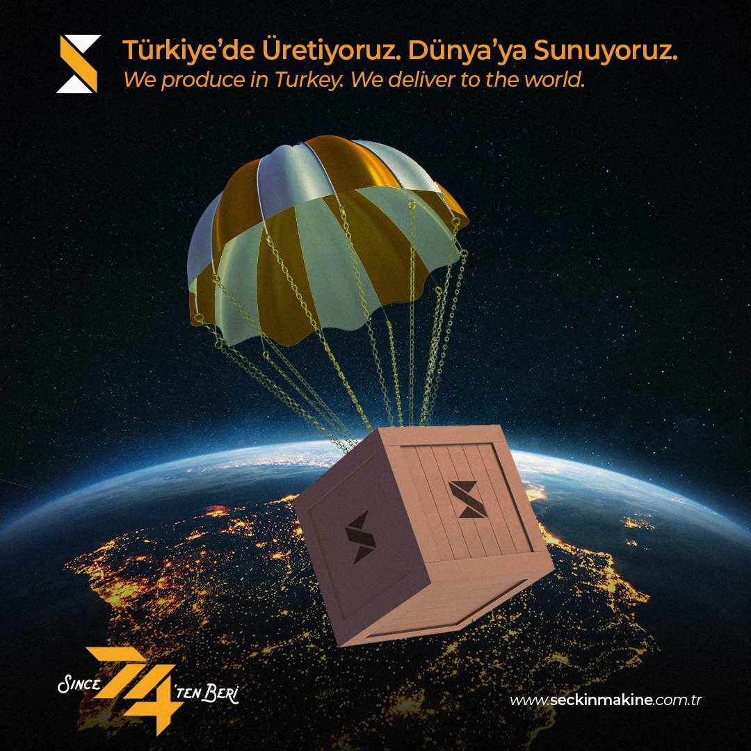 Her Seçkin ürünü yerli üretimle Türkiye’de tasarlanır ve dünya pazarına ihraç edilir. 

Üretiyor, güç katıyoruz.

Every Seçkin product is designed in Turkey using local production and exported to the global market. 

We manufacture and add value.

#seckinmakine #tecrübe #ihracat #ismakineleri