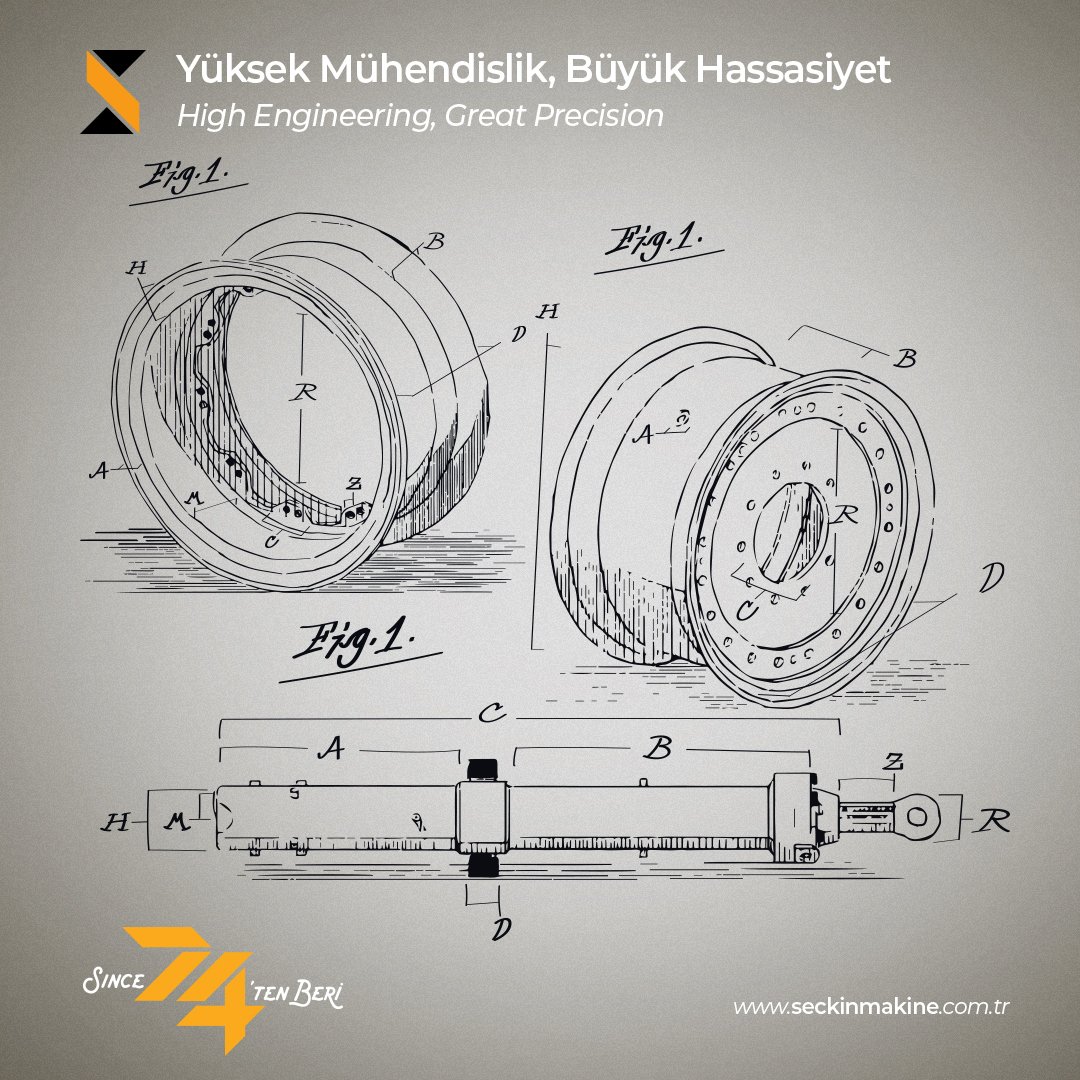 Seçkin ürünleri, yüksek mühendislik ve kalite ile tasarlanır. Her bir parça, bir hesabın sonucudur. Çünkü sahada hata affetmez. 

Seçkin products are designed with high engineering and quality. Every part is the result of careful calculation. Because there is no room for error in the field. 

#seçkinmakine #tecrübe #jant #şaft #silindir #işmakineleri #güç #kalite